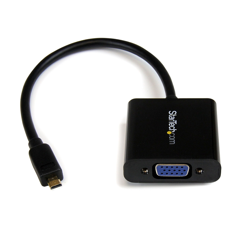 StarTech MCHD2VGAE2 Micro HDMI to VGA Adapter Converter